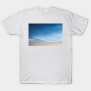 Beautiful night shining clouds T-Shirt